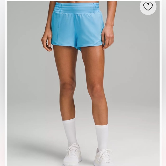 Hotty Hot High-Rise Lined Short 2.5" kayak blue - Picture 2 of 8